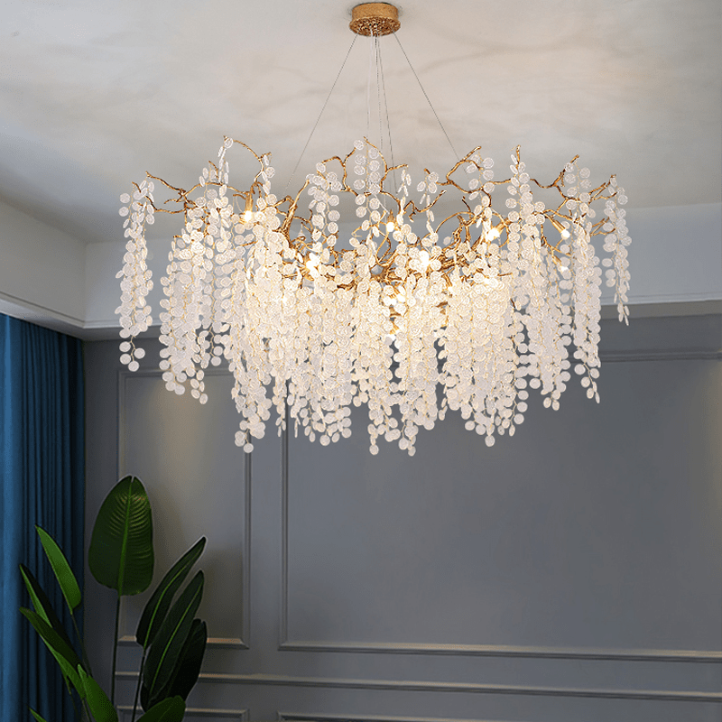Thirza Branch Crystal Dining Room Chandelier