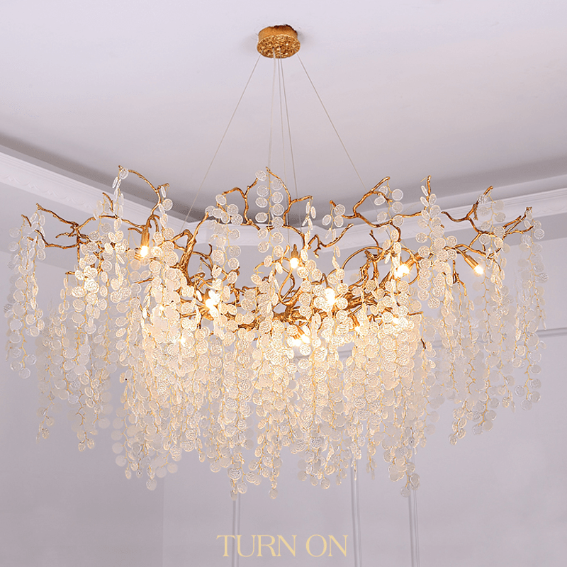 Thirza Branch Crystal Dining Room Chandelier