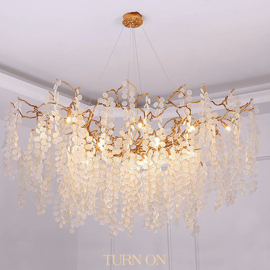 Thirza Branch Crystal Dining Room Chandelier