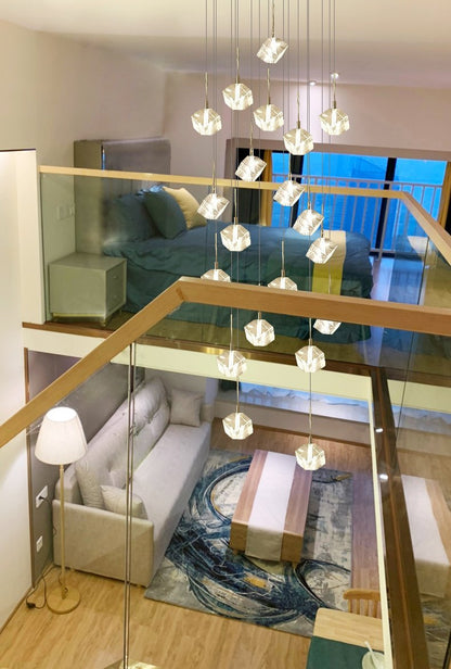 Transparent Crystal Chandelier