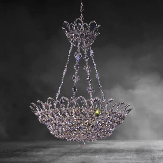 Trilliane Inverted umbrella crystal Chandelier 24"