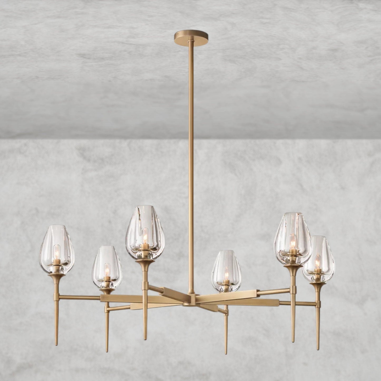 TULIP ROUND CHANDELIER 27", 42", 54"