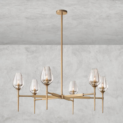 TULIP ROUND CHANDELIER 27", 42", 54"