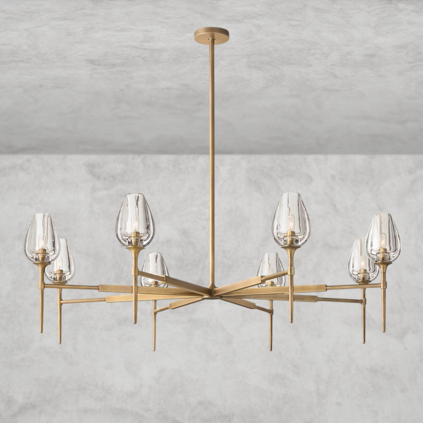 TULIP ROUND CHANDELIER 27", 42", 54"