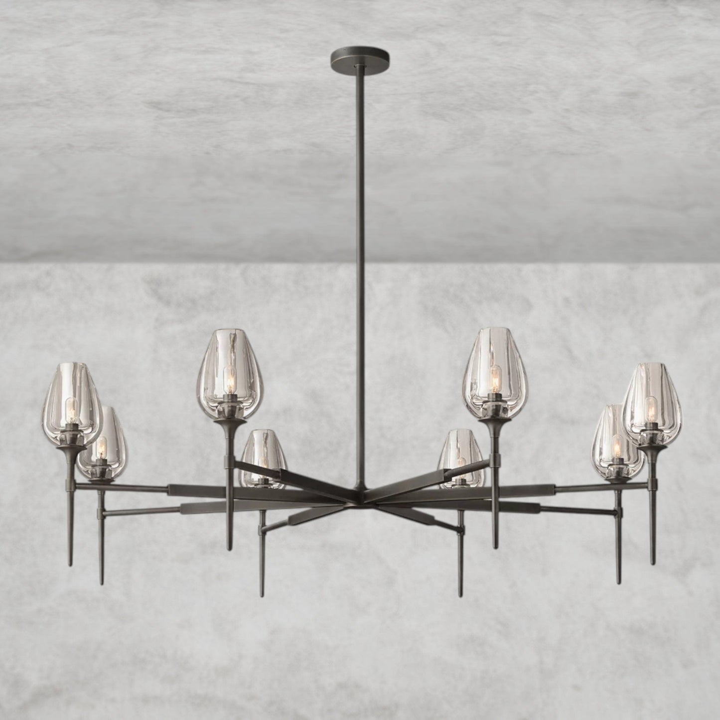 TULIP ROUND CHANDELIER 27", 42", 54"