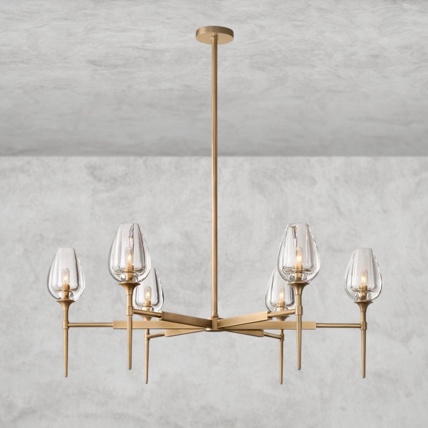 TULIP ROUND CHANDELIER 27", 42", 54"