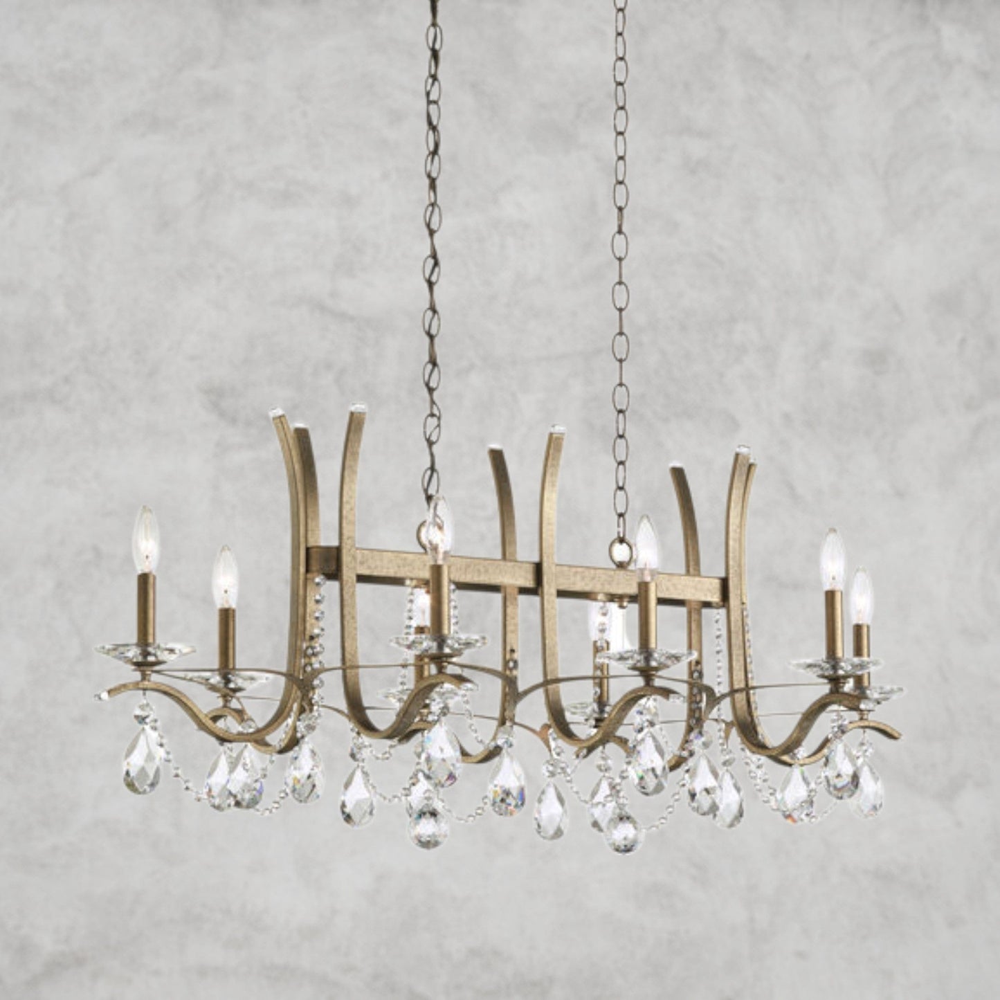 Vesca Long Chandelier 46"