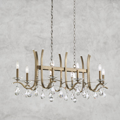 Vesca Long Chandelier 46"