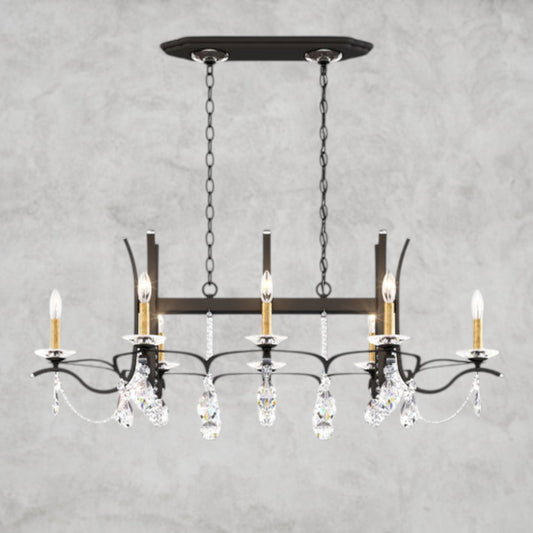 Vesca Long Chandelier 46"