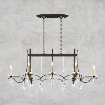 Vesca Long Chandelier 58"