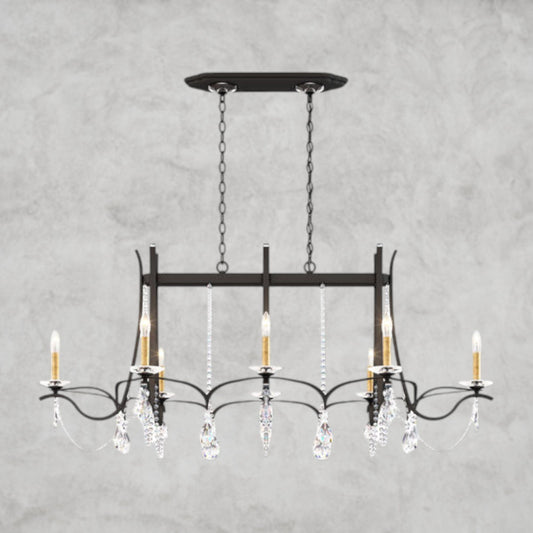 Vesca Long Chandelier 58"