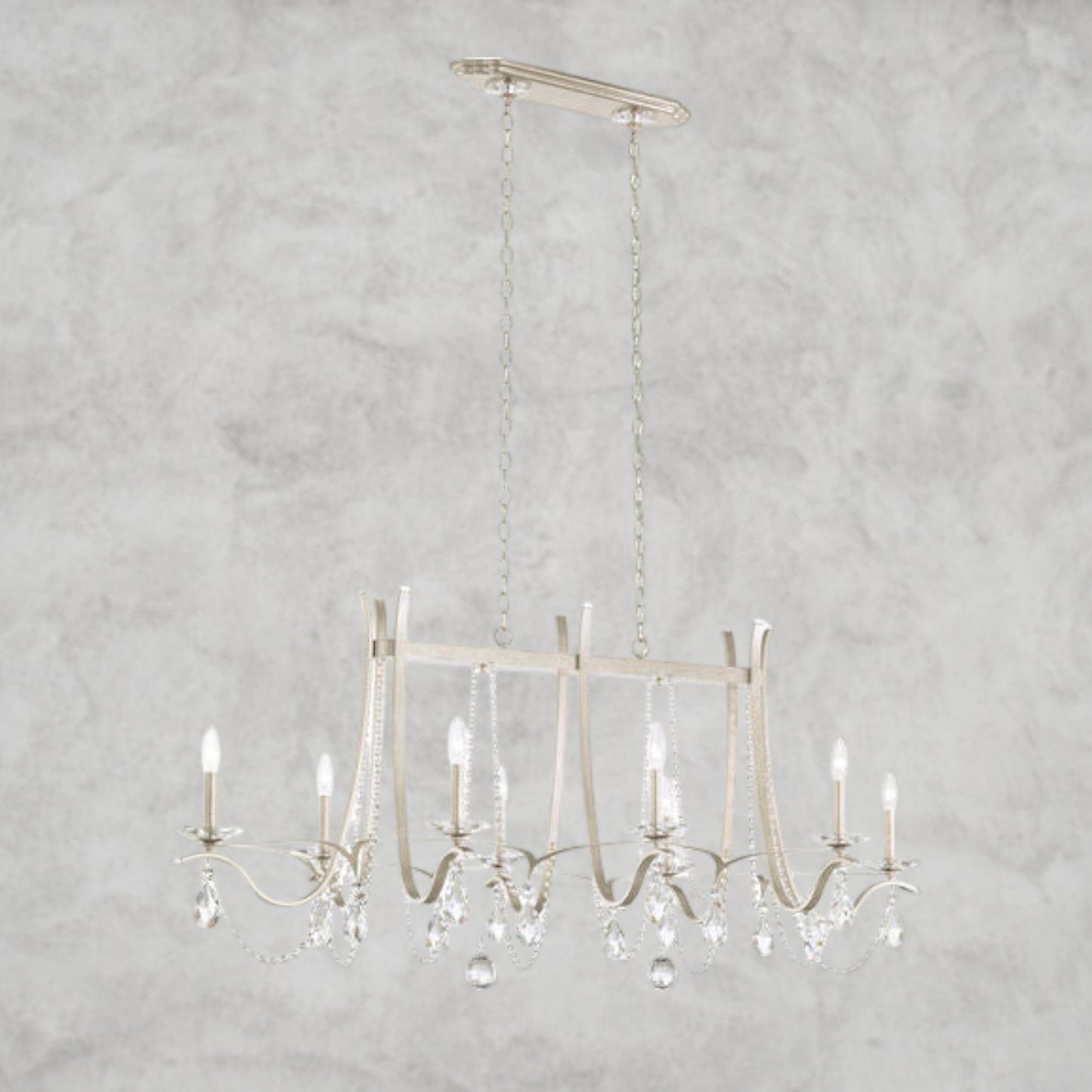 Vesca Long Chandelier 58"