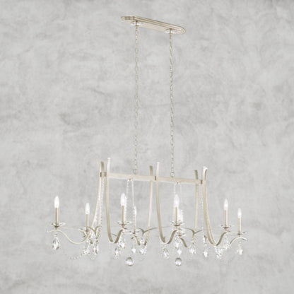 Vesca Long Chandelier 58"