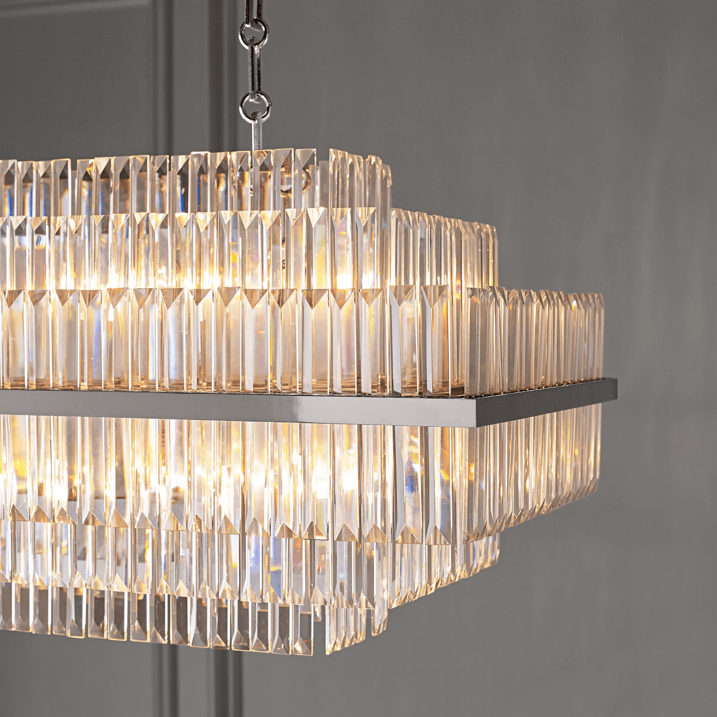 Vienna Linear Crystal Chandelier