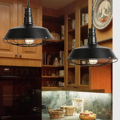 Vintage Industrial Wrought Iron Retro Ceiling Pendant