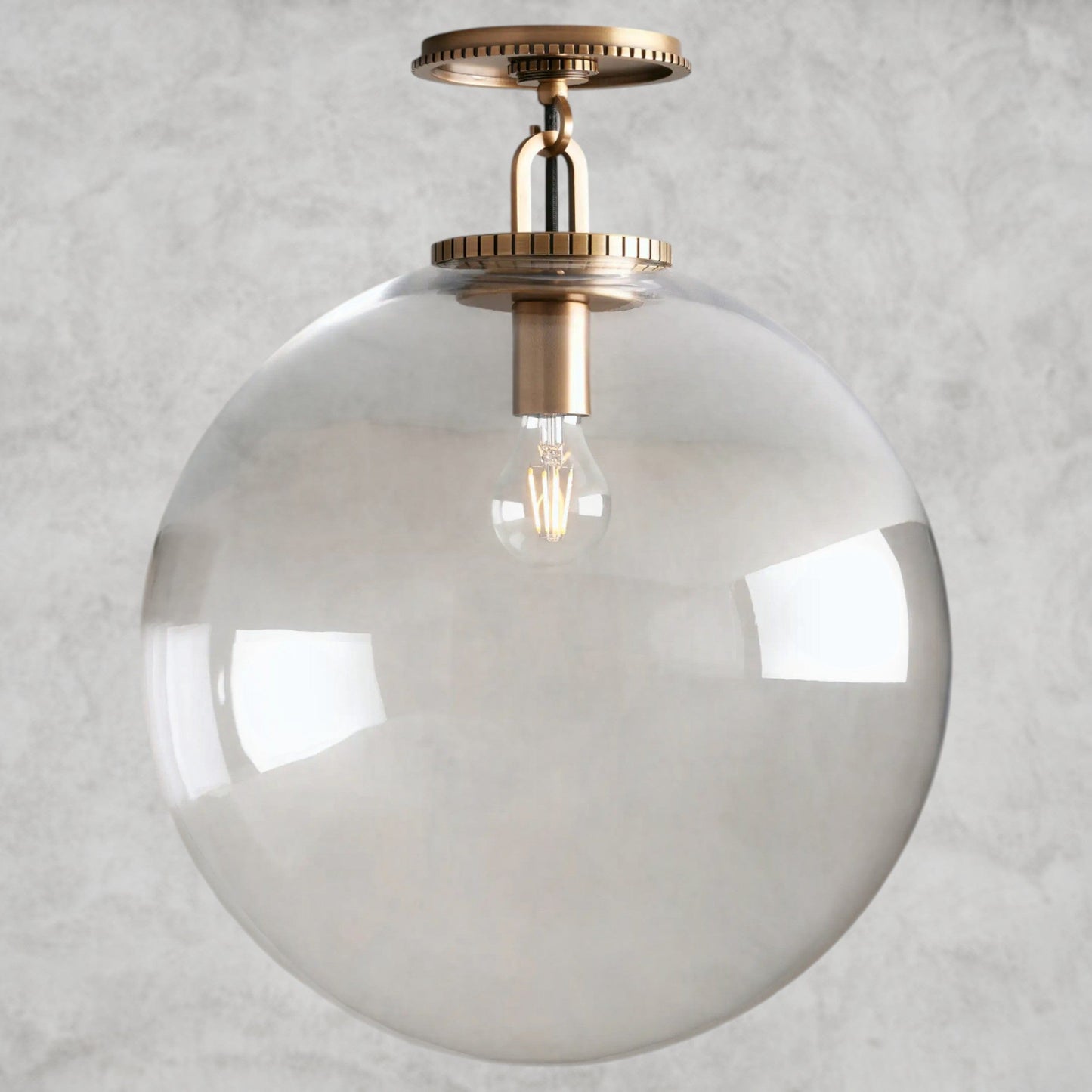 Wescott Globe Flush Mount
