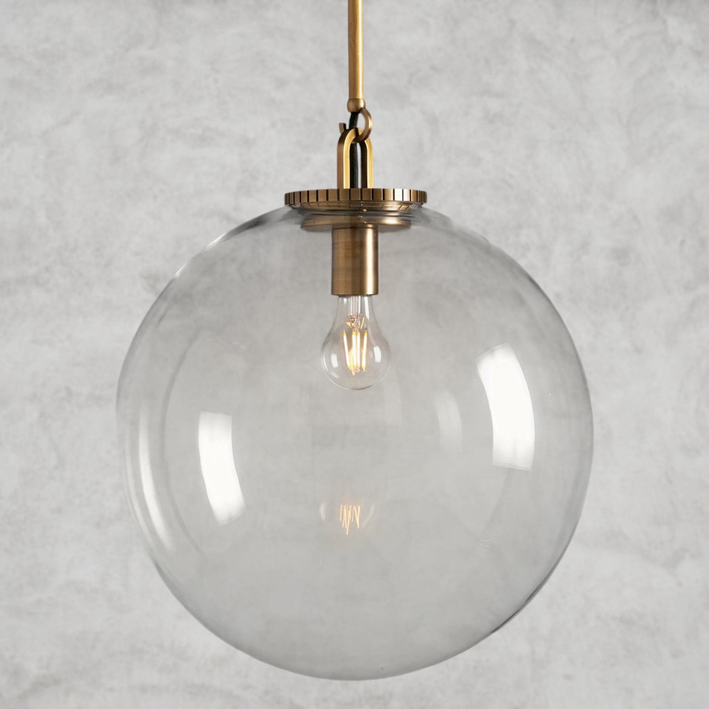 Wescott Globe Pendant with Rod