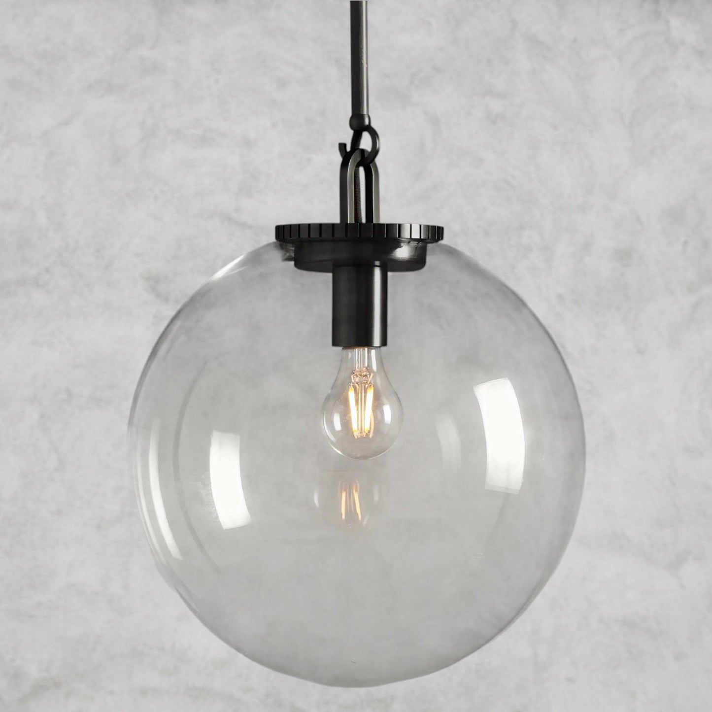 Wescott Globe Pendant with Rod