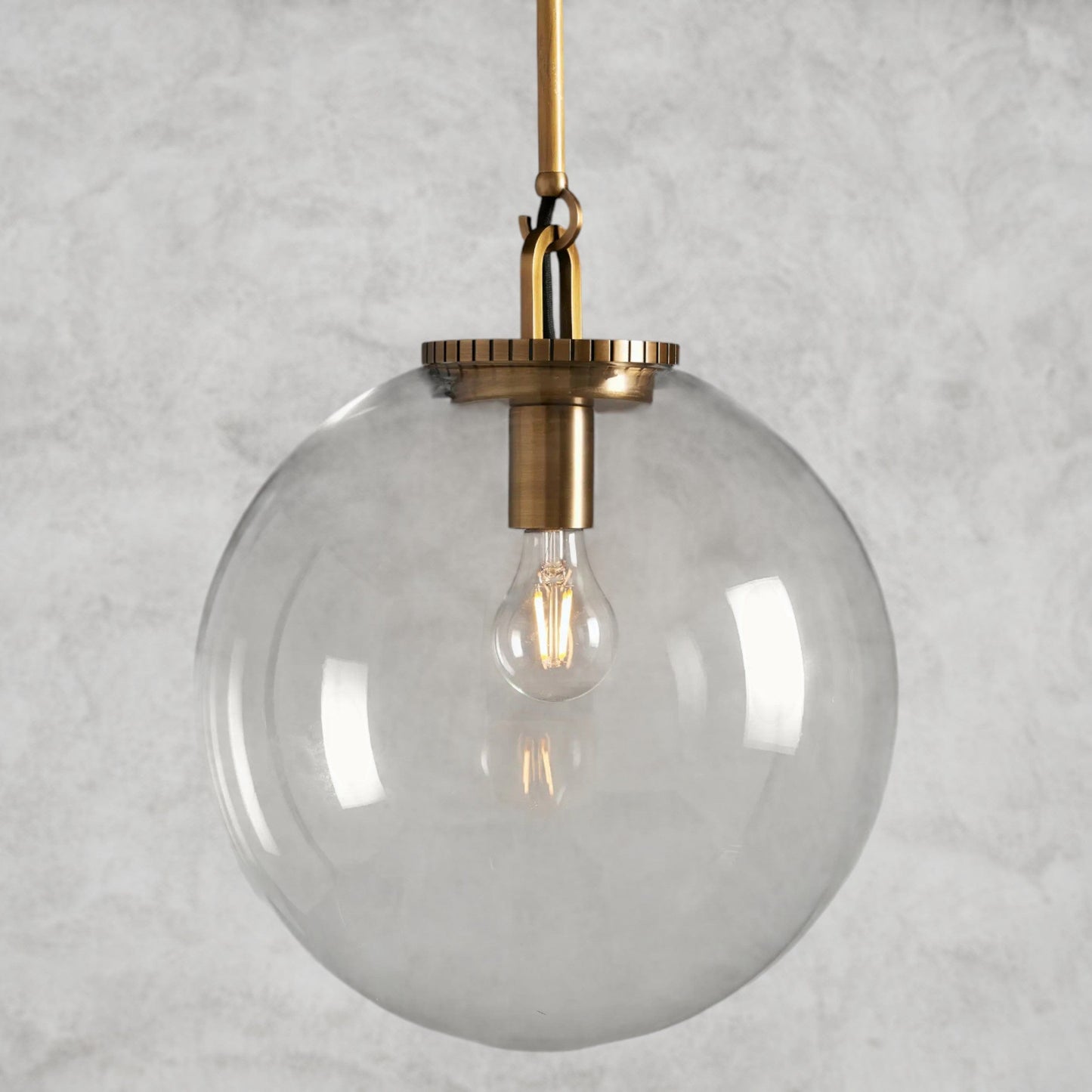 Wescott Globe Pendant with Rod