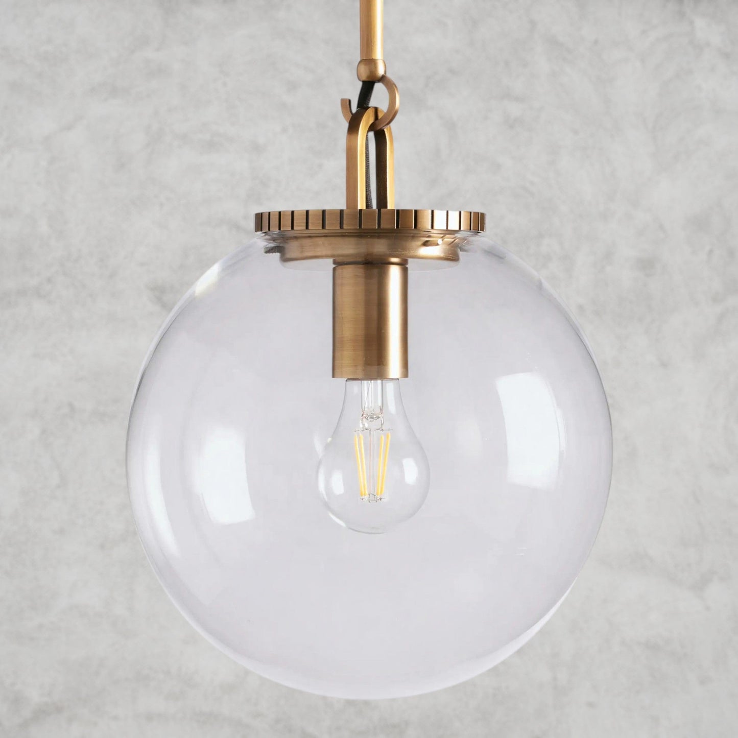 Wescott Globe Pendant with Rod