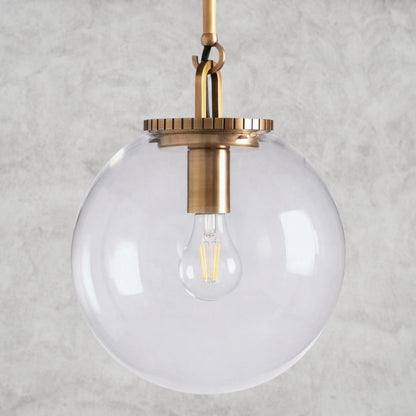 Wescott Globe Pendant with Rod