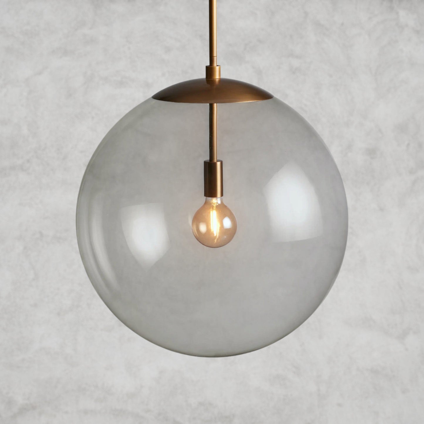 Wescott XL Globe Pendant with Rod