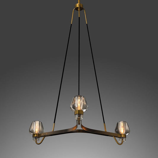 Letitia Crystal Chandelier 3 Light
