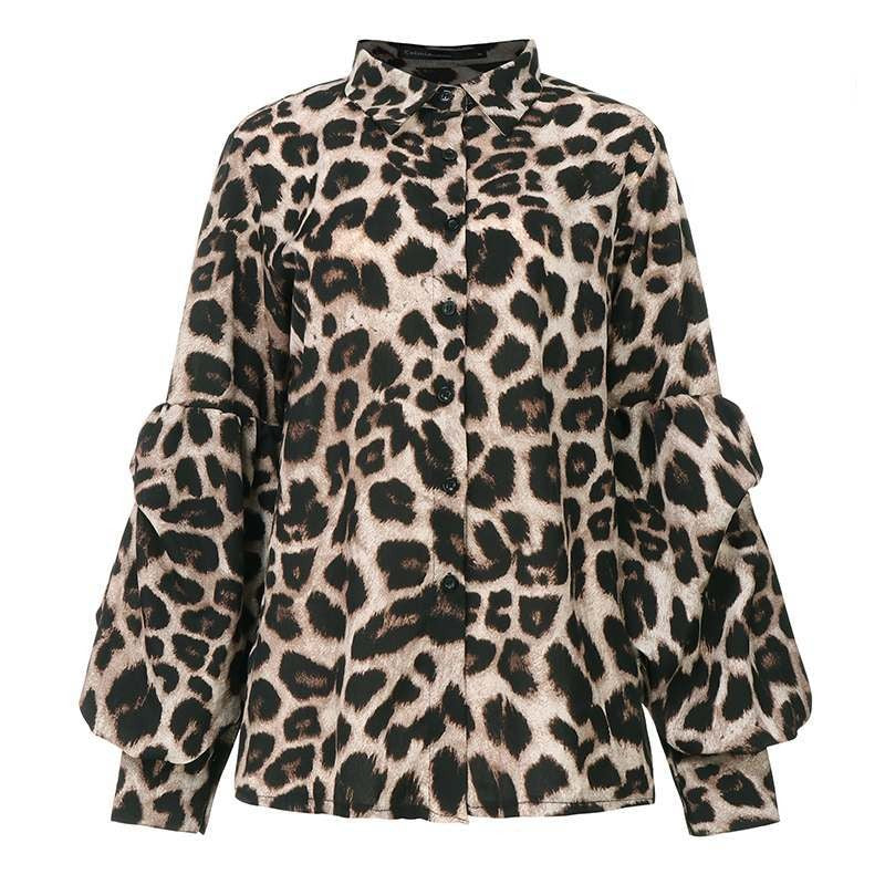 Zyra Leopard Mesh Top
